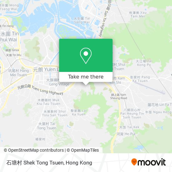 石塘村 Shek Tong Tsuen地圖