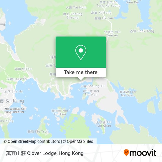 萬宜山莊 Clover Lodge地圖