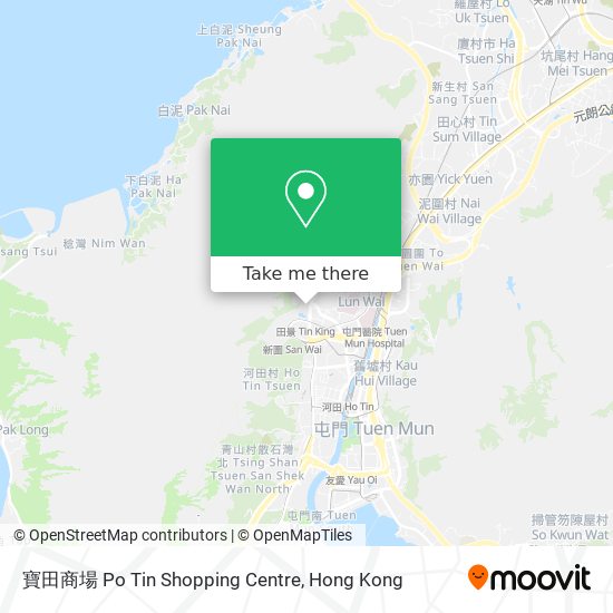 寶田商場 Po Tin Shopping Centre map