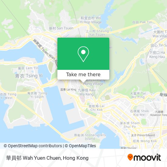 華員邨 Wah Yuen Chuen地圖