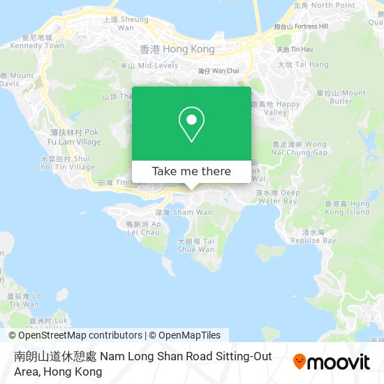 南朗山道休憩處 Nam Long Shan Road Sitting-Out Area地圖
