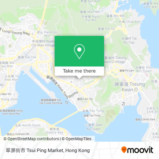翠屏街市 Tsui Ping Market map