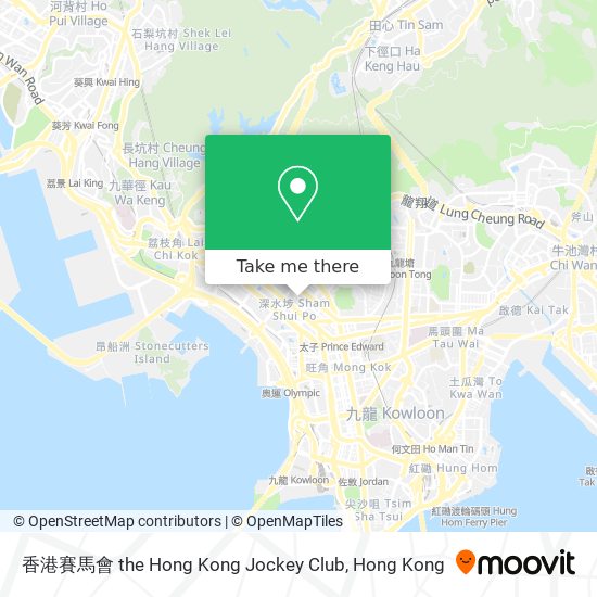 香港賽馬會 the Hong Kong Jockey Club map