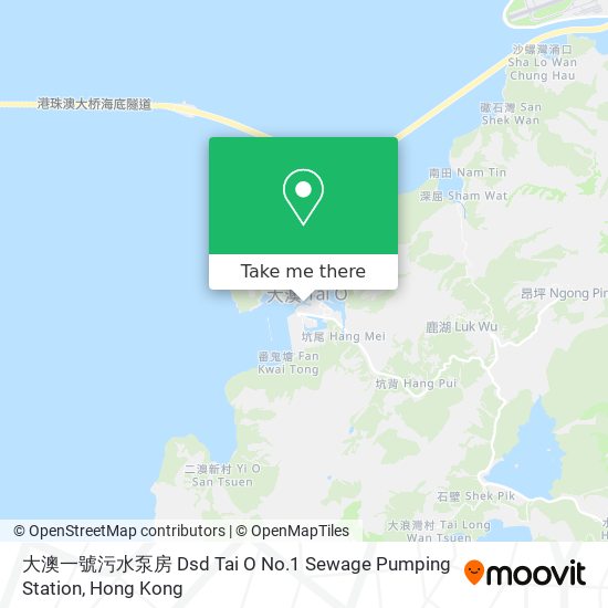 大澳一號污水泵房 Dsd Tai O No.1 Sewage Pumping Station map