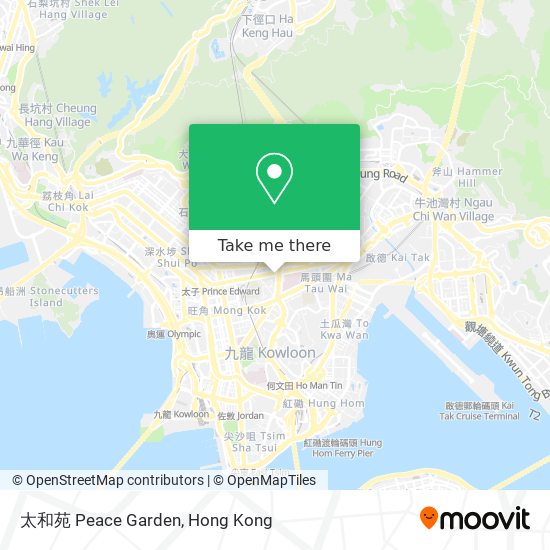 太和苑 Peace Garden map