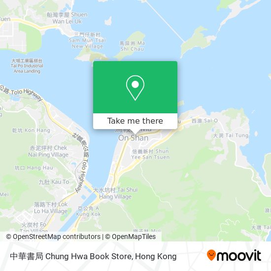 中華書局 Chung Hwa Book Store map