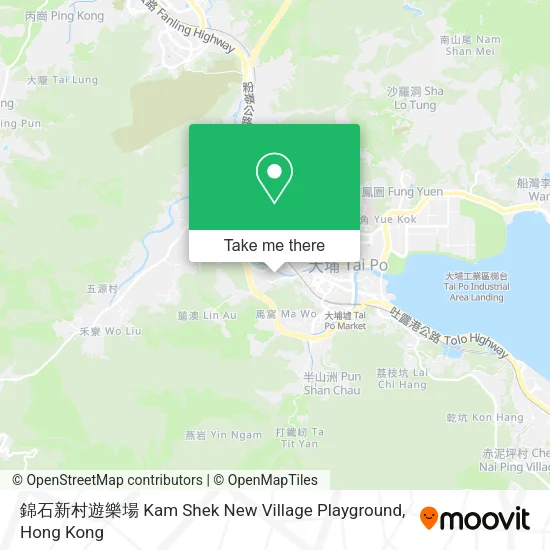 錦石新村遊樂場 Kam Shek New Village Playground map