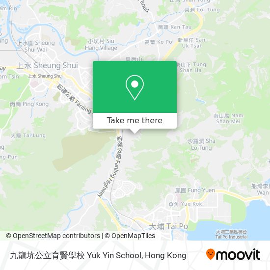 九龍坑公立育賢學校 Yuk Yin School map