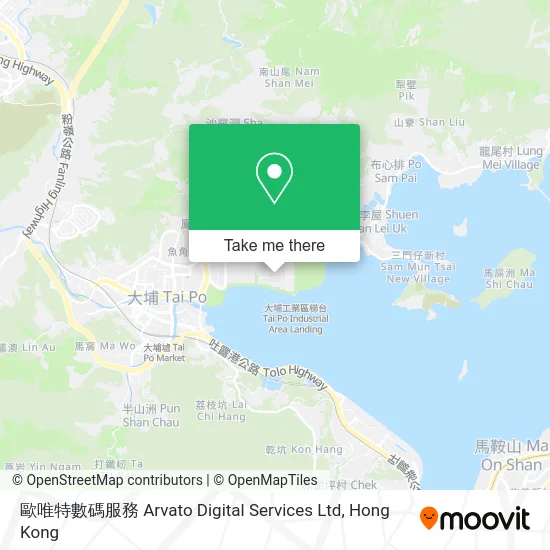 歐唯特數碼服務 Arvato Digital Services Ltd map