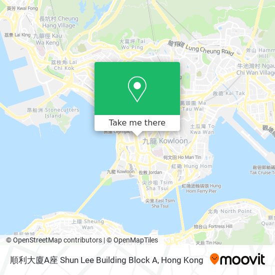 順利大廈A座 Shun Lee Building Block A map