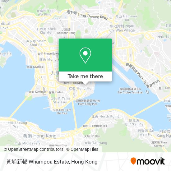 黃埔新邨 Whampoa Estate map