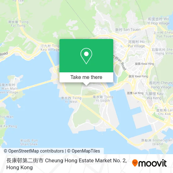長康邨第二街市 Cheung Hong Estate Market No. 2地圖
