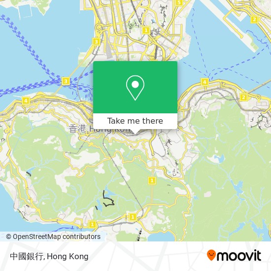 中國銀行 map