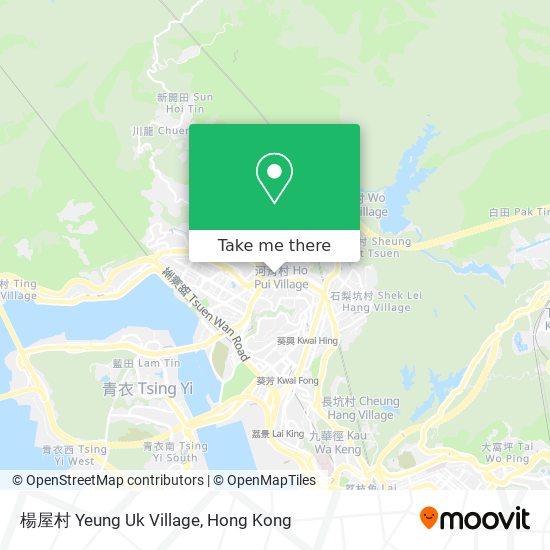 楊屋村 Yeung Uk Village map