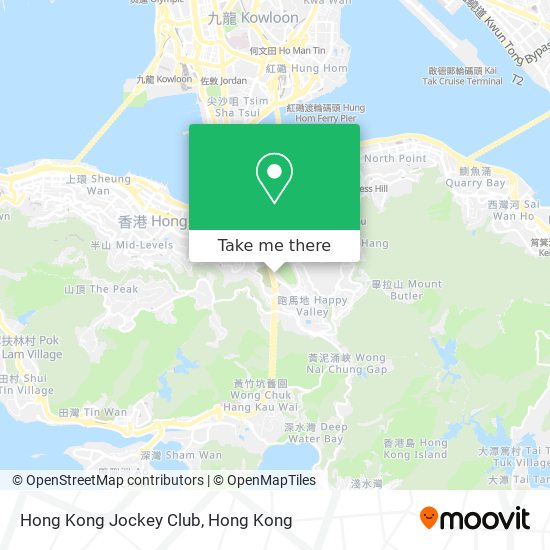 Hong Kong Jockey Club map