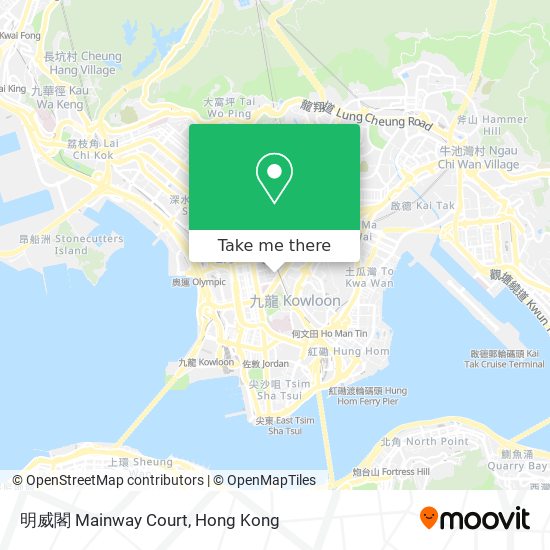 明威閣 Mainway Court map