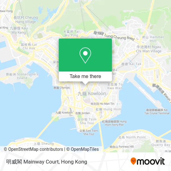 明威閣 Mainway Court map