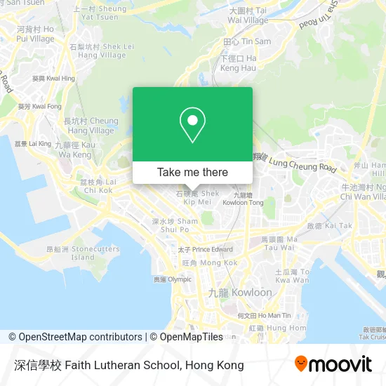 深信學校 Faith Lutheran School map