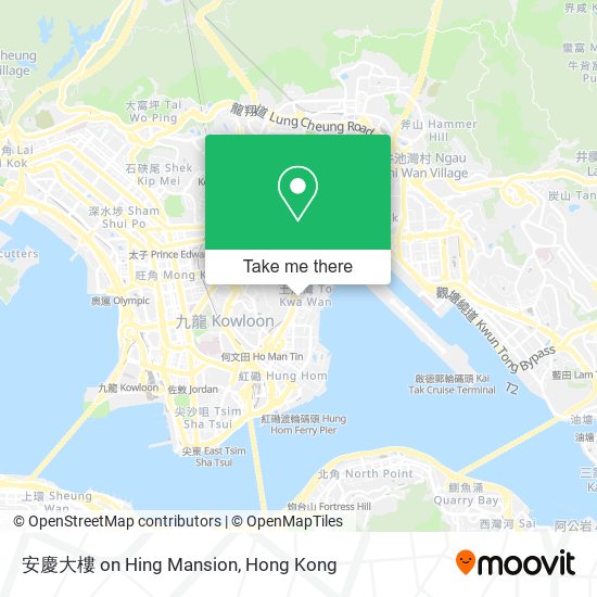 安慶大樓 on Hing Mansion map