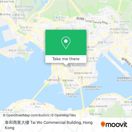 泰和商業大樓 Tai Wo Commercial Building map