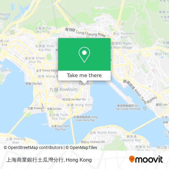 上海商業銀行土瓜灣分行 map