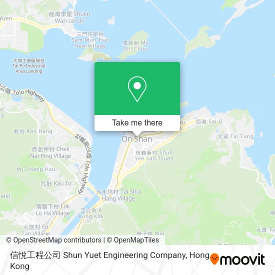 信悅工程公司 Shun Yuet Engineering Company地圖