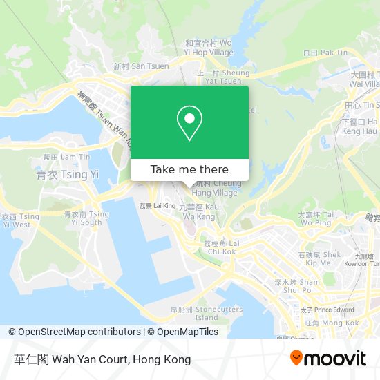 華仁閣 Wah Yan Court map
