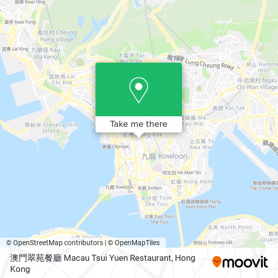 澳門翠苑餐廳 Macau Tsui Yuen Restaurant map