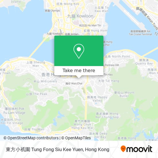 東方小祇園 Tung Fong Siu Kee Yuen map