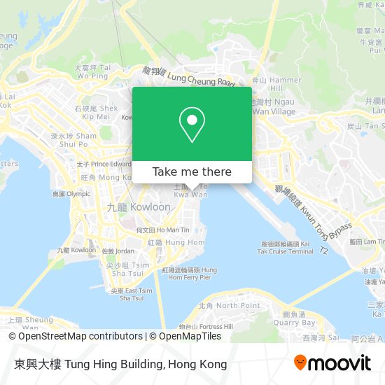 東興大樓 Tung Hing Building map