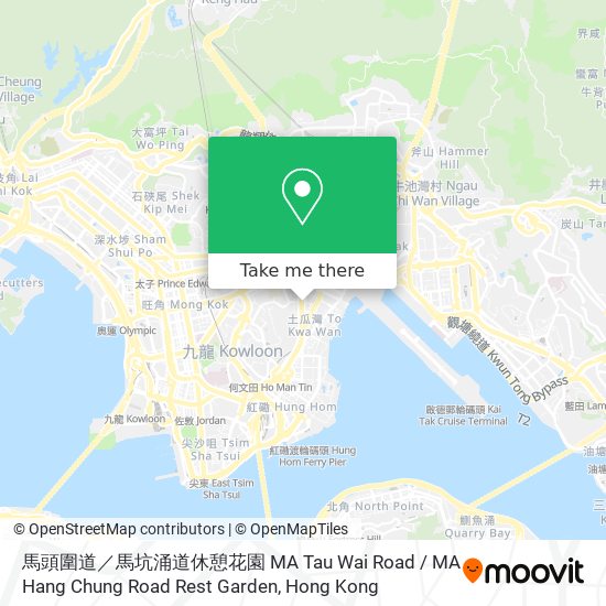 馬頭圍道／馬坑涌道休憩花園 MA Tau Wai Road / MA Hang Chung Road Rest Garden地圖