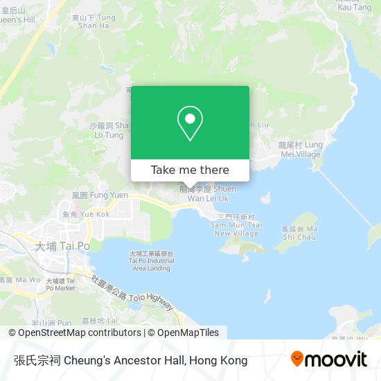 張氏宗祠 Cheung's Ancestor Hall map