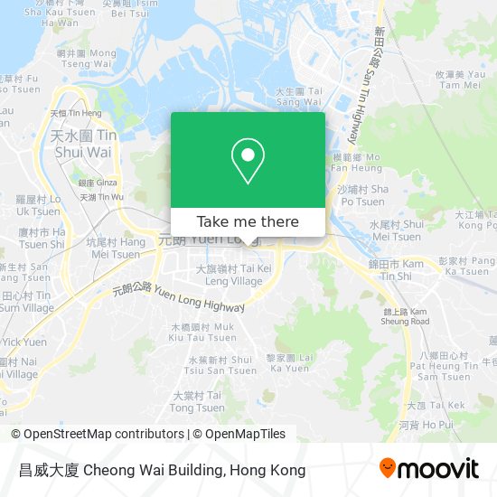 昌威大廈 Cheong Wai Building map
