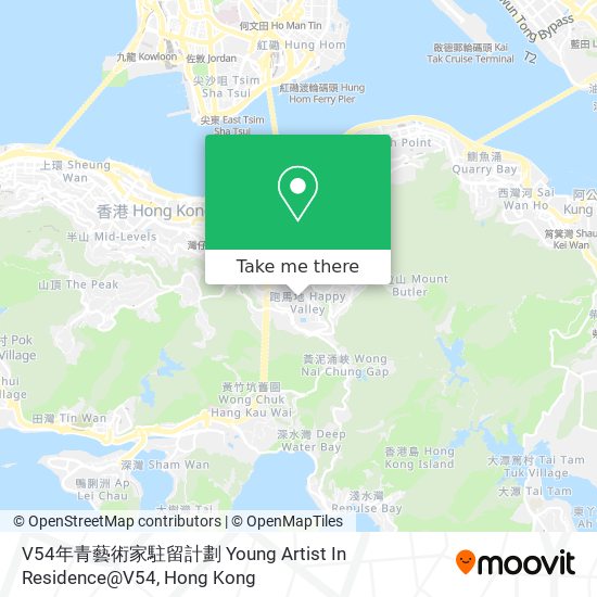 V54年青藝術家駐留計劃 Young Artist In Residence@V54地圖