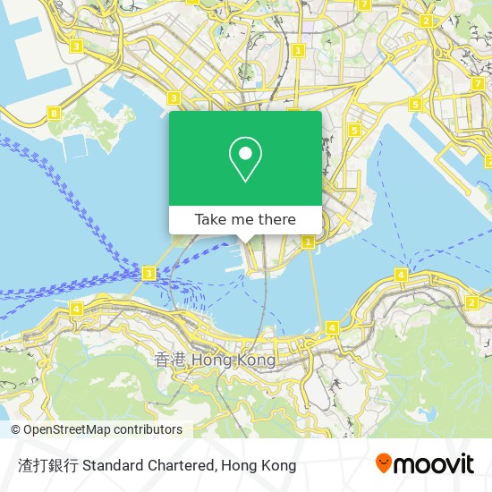 渣打銀行 Standard Chartered map