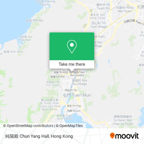 純陽殿 Chun Yang Hall地圖