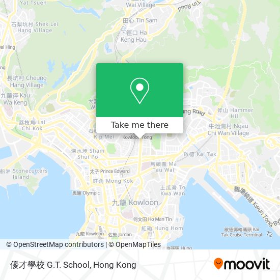 優才學校 G.T. School map