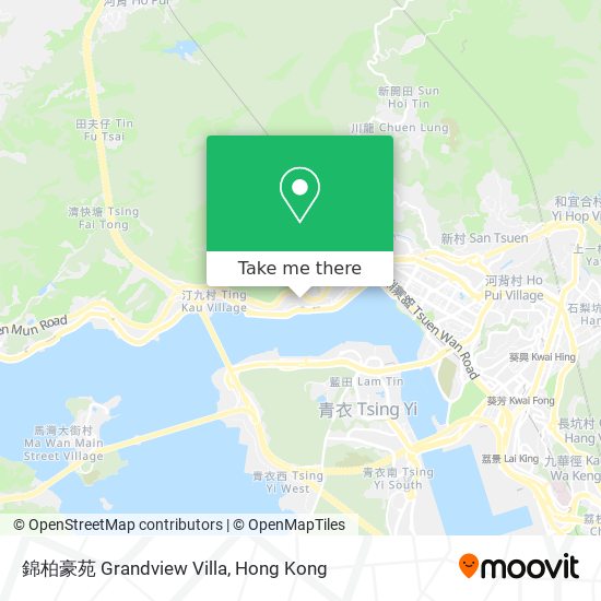 錦柏豪苑 Grandview Villa map