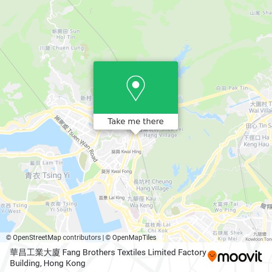 華昌工業大廈 Fang Brothers Textiles Limited Factory Building map