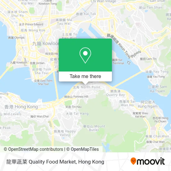 龍華蔬菜 Quality Food Market map