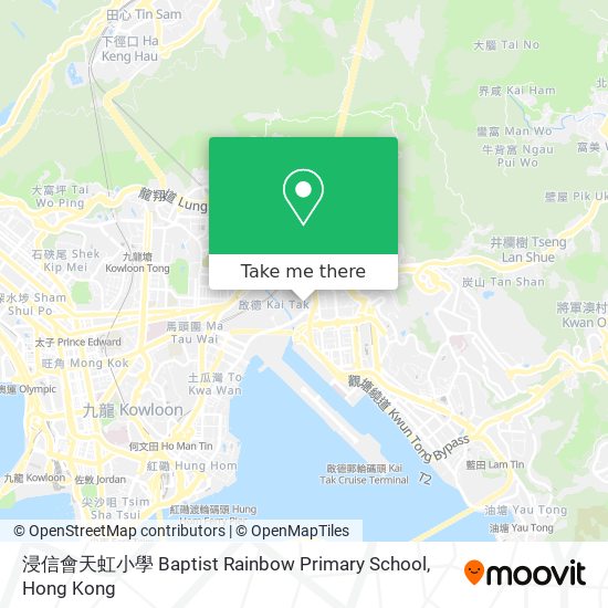 浸信會天虹小學 Baptist Rainbow Primary School map