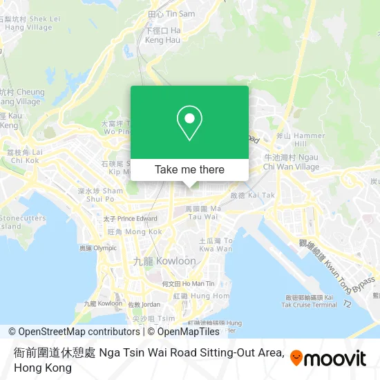 衙前圍道休憩處 Nga Tsin Wai Road Sitting-Out Area map