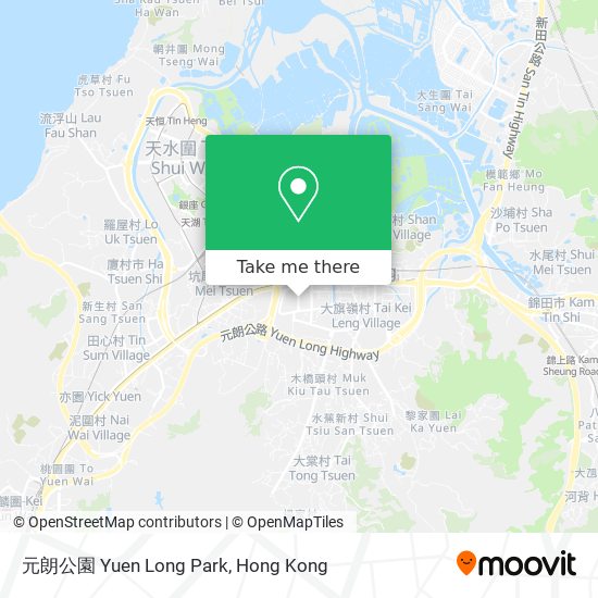 元朗公園 Yuen Long Park map