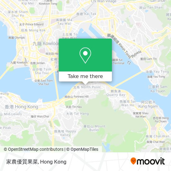 家農優質果菜地圖