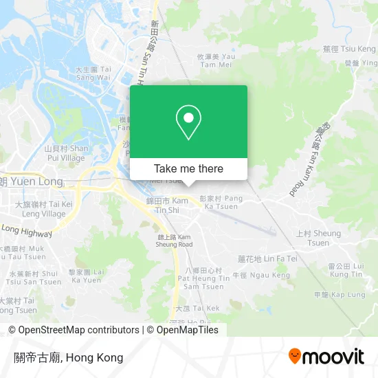 關帝古廟 map