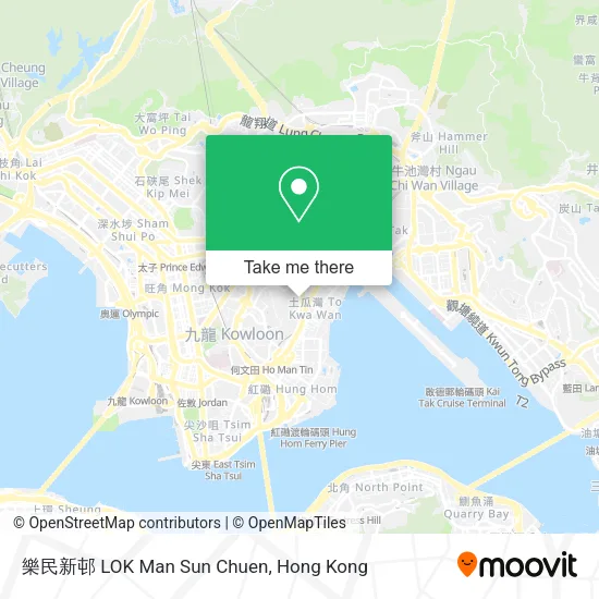 樂民新邨 LOK Man Sun Chuen map