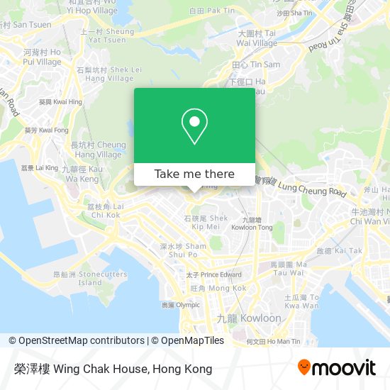 榮澤樓 Wing Chak House map