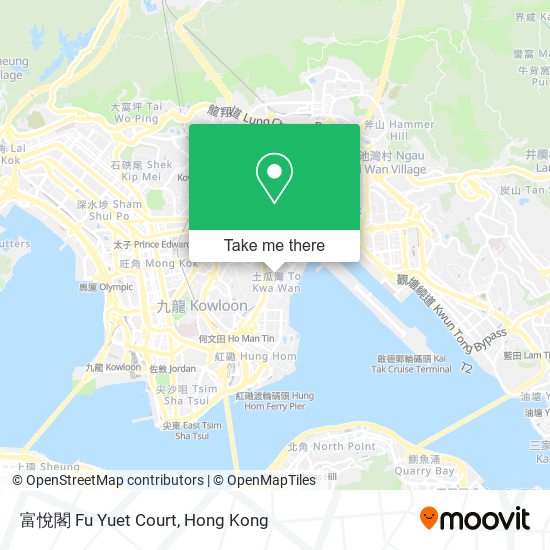 富悅閣  Fu Yuet Court map