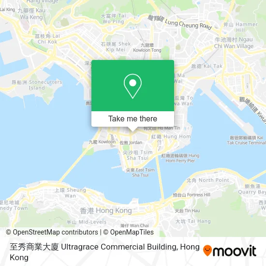 至秀商業大廈 Ultragrace Commercial Building map