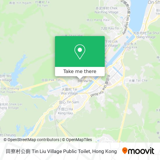 田寮村公廁 Tin Liu Village Public Toilet map